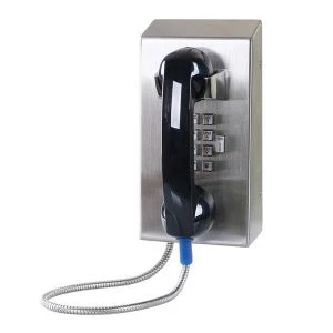 Telepon Umum Handset Stainless Steel JR201-FK-VC-SIP
